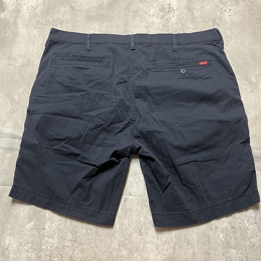 Levi's Men's Standard Taper Chino Short, Blue  Navy-Stretch Twill, 40 waist - Picture 7 of 8